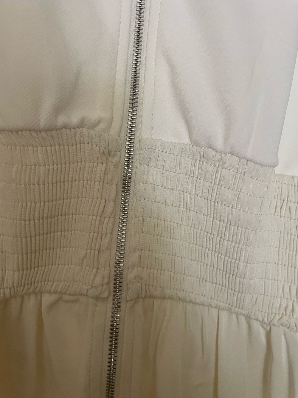 Elegant White Fringe detachable Cape and Jumpsuit Set- 2Piece - Picture 12 of 16